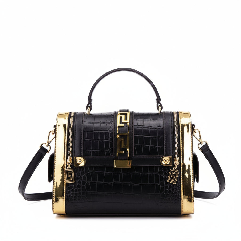 Cross-border crocodile pattern handbag - Amore Milano- Luxury Hand bags netherlands